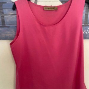 Notations Ladies Pink Sleeveless Top - Size XL